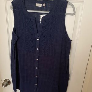 Brand new with tags button down tank